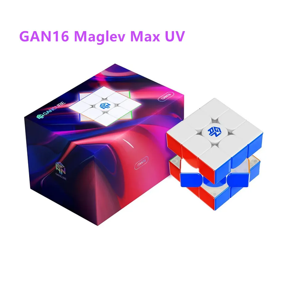 GAN16 Maglev Max UV 3x3x3 Magnetic Cube Flagship Cube Professional