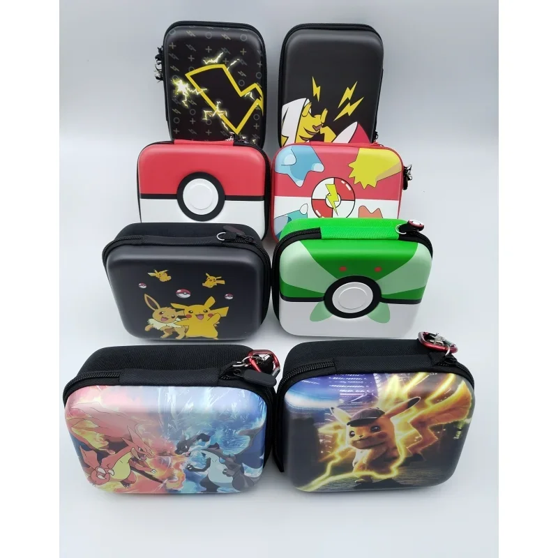 New Large Capacity Storage Bag Pokemon Metal Card Paper Card Storage Box Children\'s Toys Christmas Gift