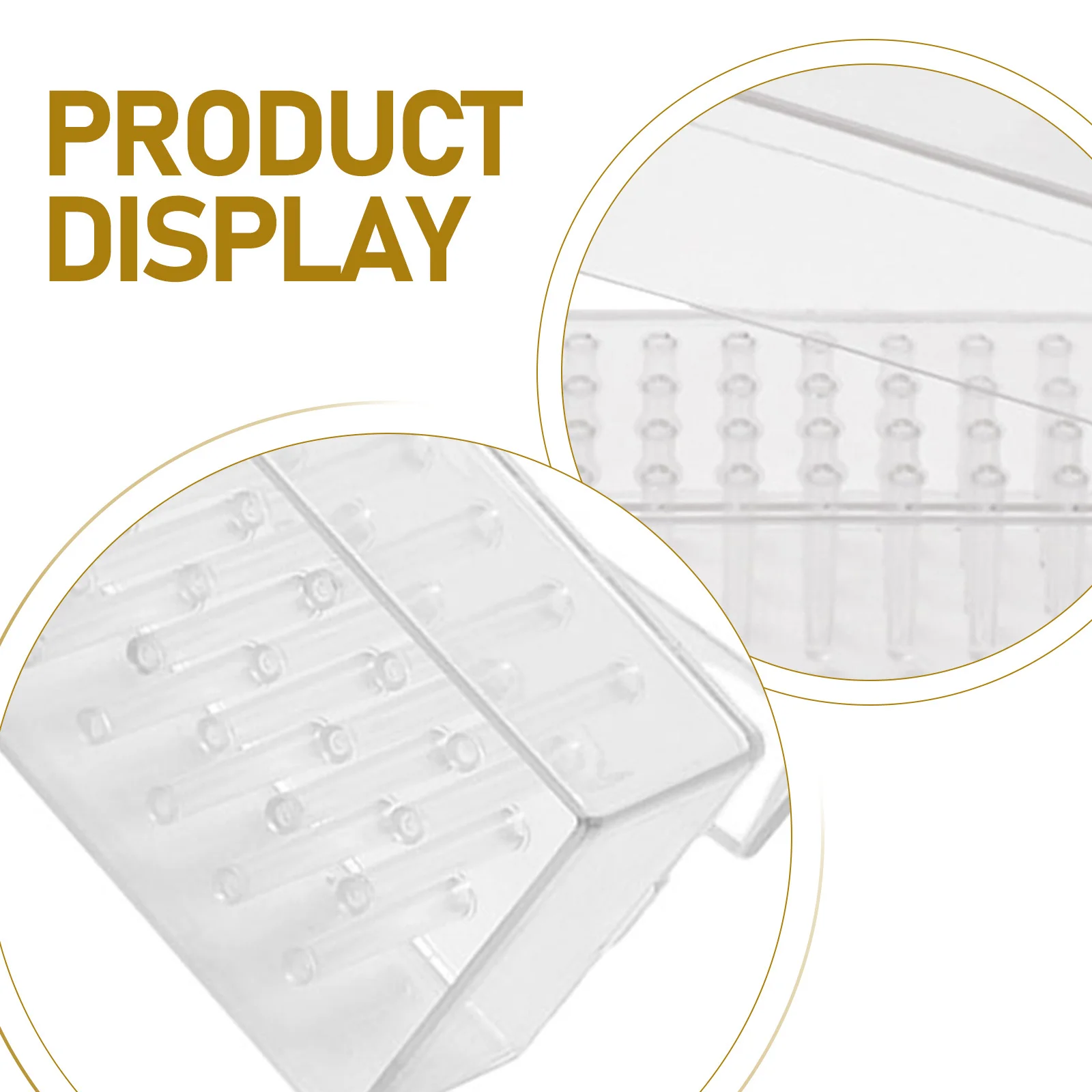 Nail Drill Bits Storage Box Plastic Display Case For Manicure Polishing Head Organizer Grinding Head Case Nail Art Salon