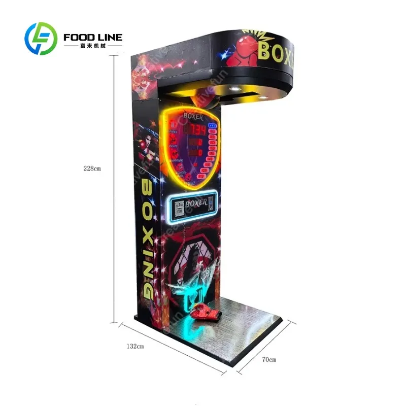 

Customized High Quality Boxing Vending Machine Une Boxerie Kick Electronic Training Coin Operated Music Boxing Machine