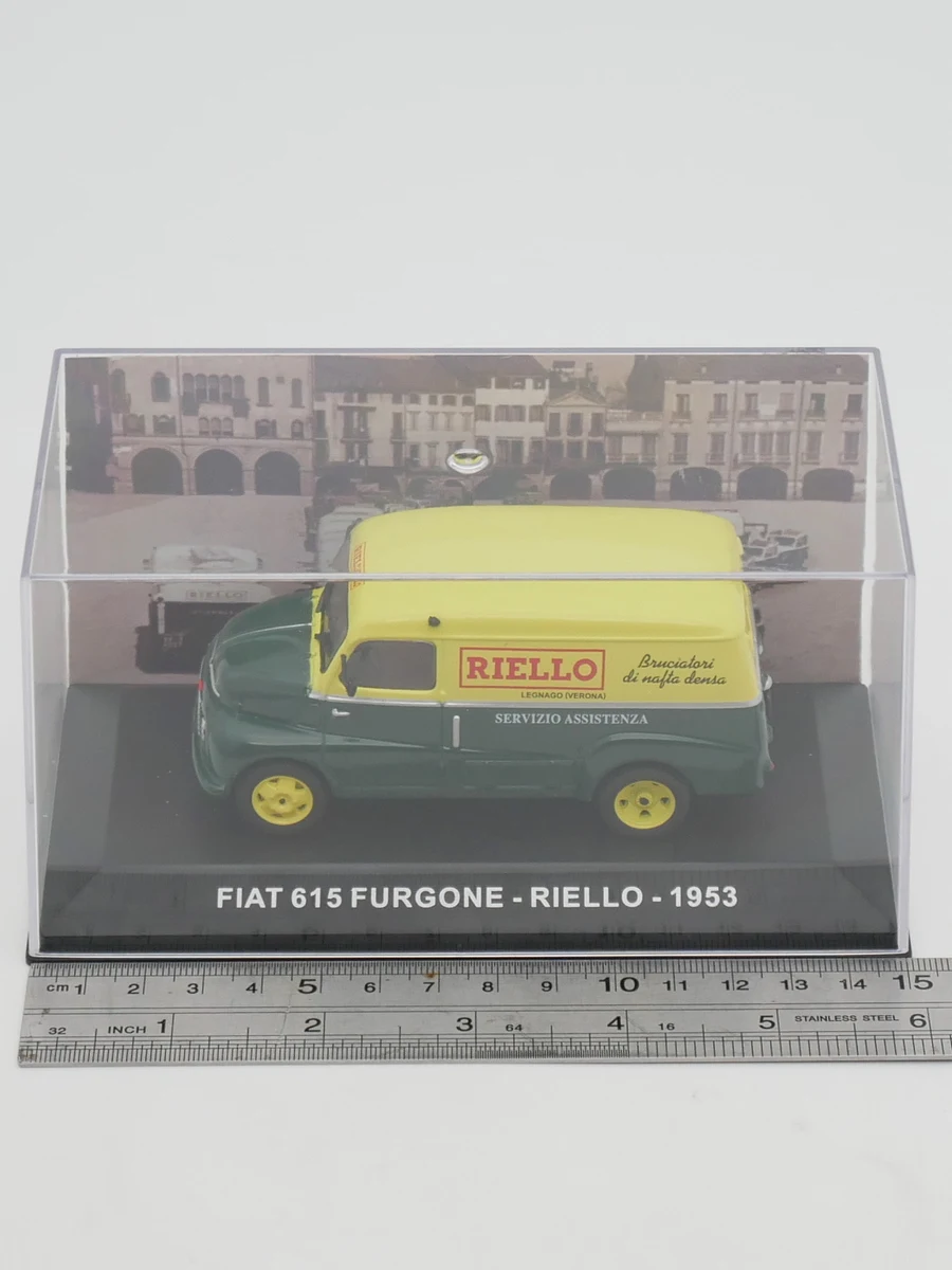 Ixo 1:43 FIAT 615 FURGONE RIELLO 1953 Diecast Car Metal Toy Model