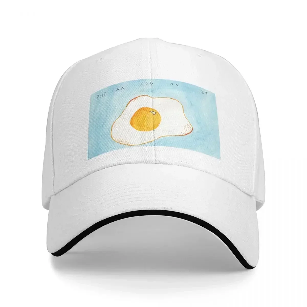 Best Put An Egg On It Funny Baseball Cap Trucker Hats Sandwich Hat Uv Protection Solar Hat Spring Streetwear for Sun Protection