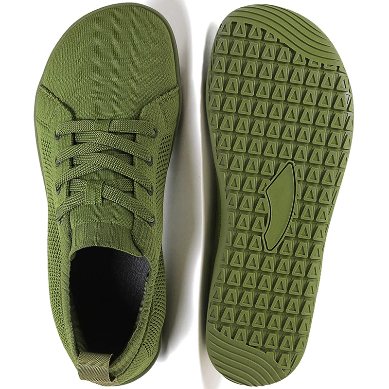 Wide-toed Shoes Men's Zero Drop Minimalist Fashion Simple Casual Sneaker Barefoot Shoes Women's Jogging Shoes Mesh Walking Shoes