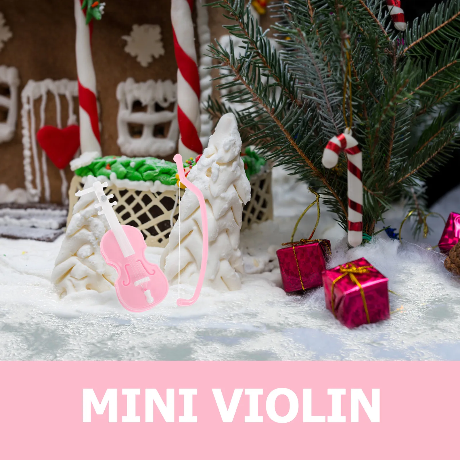 6Pcs Mini Violin Decoration Vi - Musical Instrument Photo 评论和价格