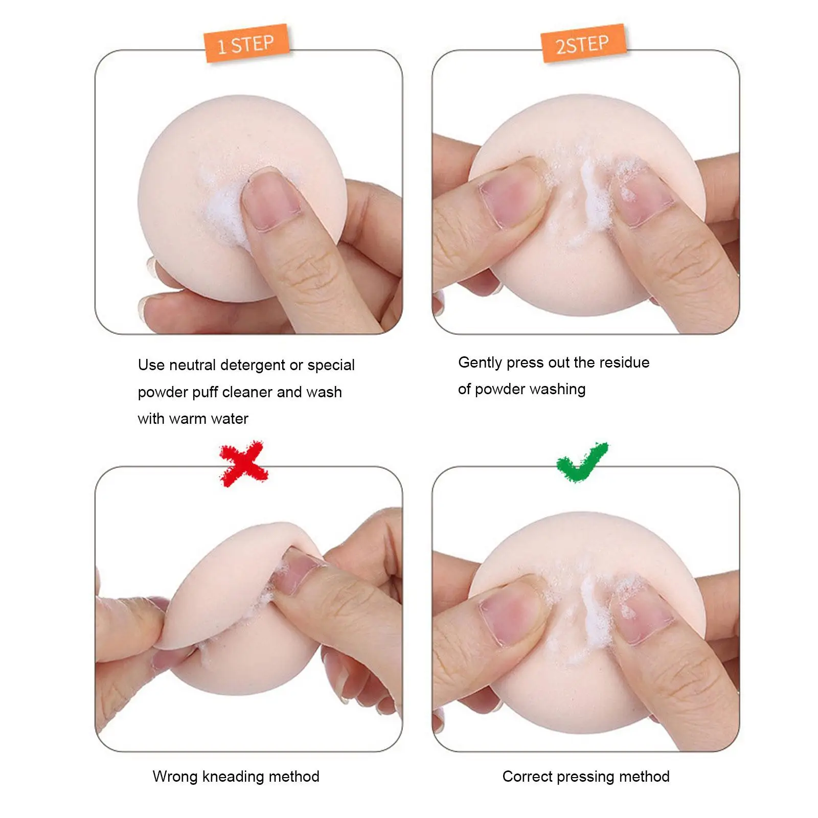 1 Uds esponja triangular para polvos sueltos líquido cosmético suave esponja para polvos de felpa base de maquillaje Puff herramienta de maquillaje