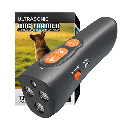 Ultrasonic Dog Training Device Portable Strong Ultrasonic Dog Chaser Stop Animal Attacks Personal Defense Dog Trainer