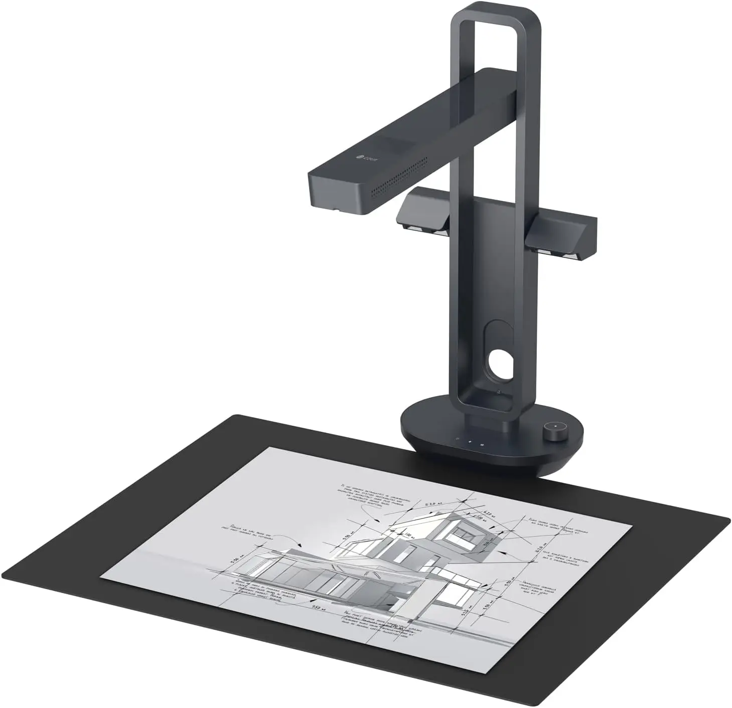 Pro Book  Document Scanner,Capture A3 & A4,  -Flatten  Powered by AI Technology,   Portable, Comp