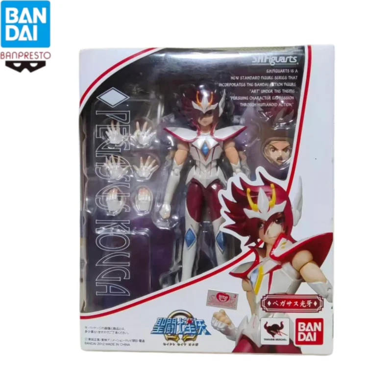 

В наличии: Оригинальная фигурка Bandai Banpresto Saint Seiya SHF Пегас, новая, в коробке, аниме-персонажи, коллекционная модель.