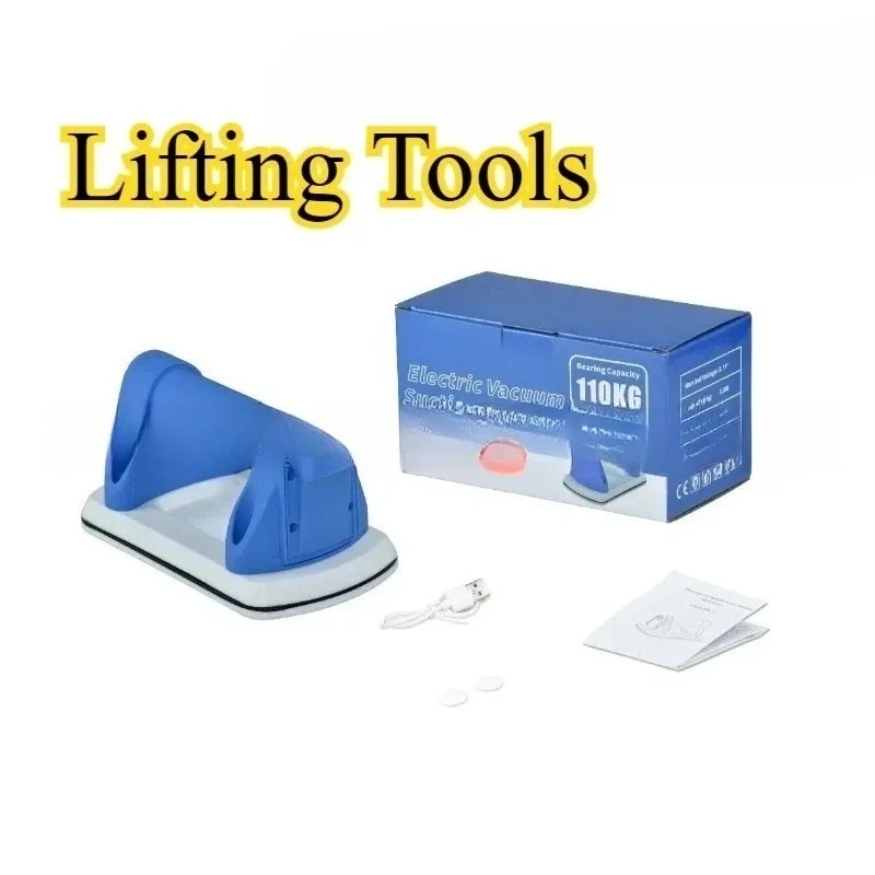 for Glass Tile Mini Style 93*170mm Automatic Pump Lifting 100KG Objects Electric Vacuum Sucker Lfit Suction Cup Handheld Tool