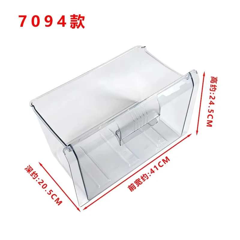 Refrigerator Drawer Box Replacement Parts, Crisper & Freezer Chamber Drawer Bin for Fridge Spare Accessories