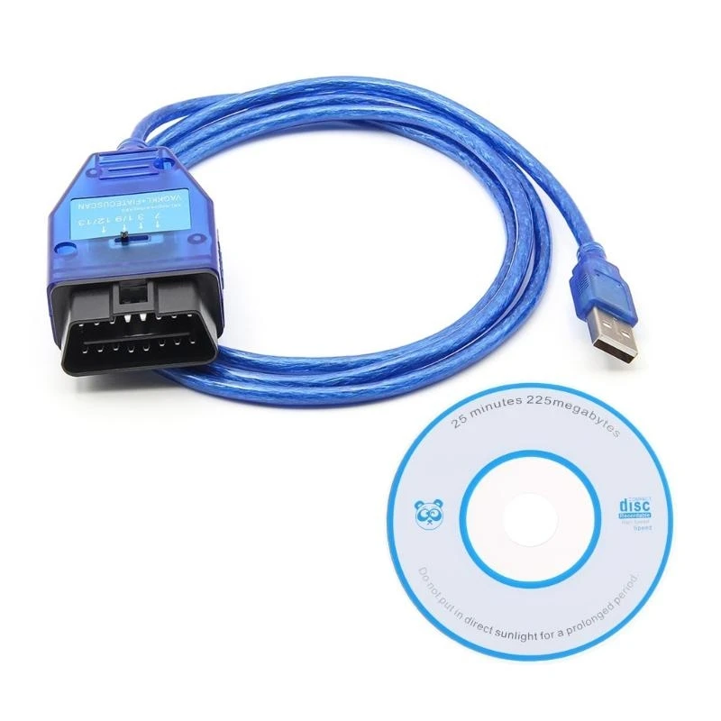 Suitable for KKL For KKL 409 Scan Tool OBD2 USB Interfaces Cord FT232RL Chip