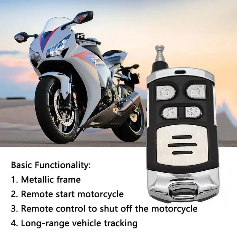 

Motorcycle Security System Anti Theft Alarm Systems With Remote Control Vehicle Alert Device Waterproof Security Alarm System