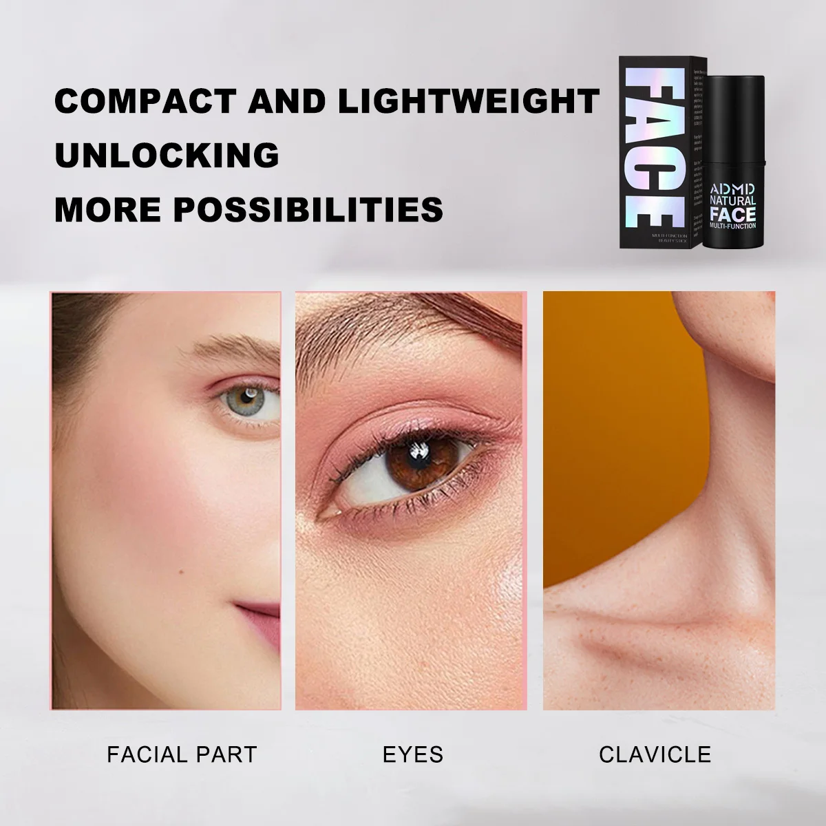 1pc trucco viso contorno bronzer stick per fard viso polvere luccicante cosmetici per trucco cremoso