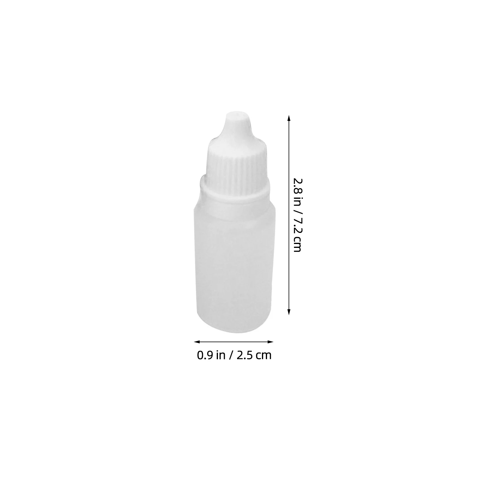 

8pcs 20ml Empty Plastic Squeezable Dropper Bottles Eye Liquid Dropper Dropping Bottles (Random Color)