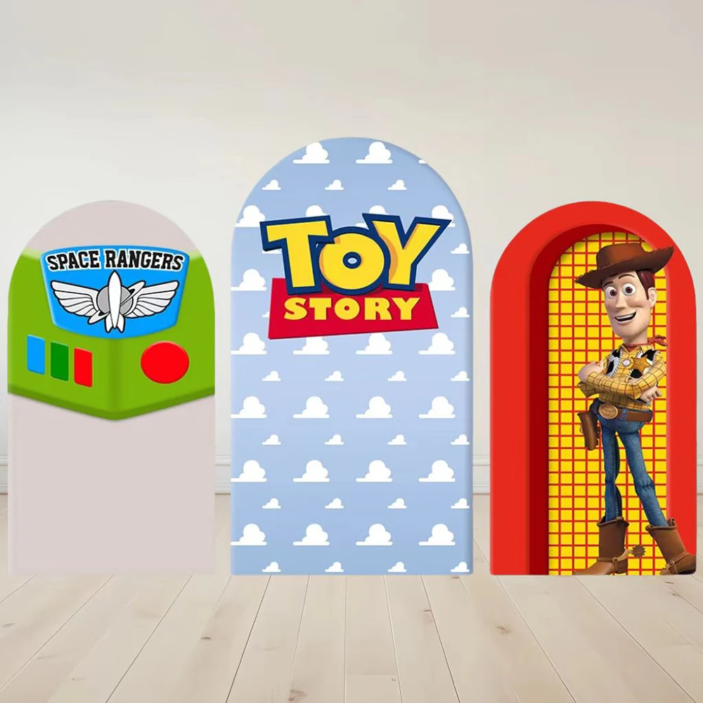 

Hasbro Toy Story Woody Arch Cover Birthday Party Photo Backdrop Background For Photography Baby Shower Props Supplies Decoration