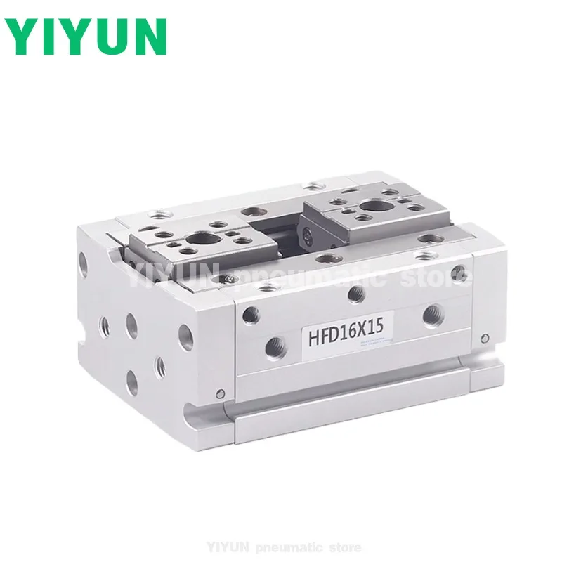 

1 шт. HFD25 10/15/20/30/40/50/60/80 YIYUN HFD8X8 HFD25 Пневматический захват цилиндрического типа с параллельным открыванием и закрыванием, серия HFD
