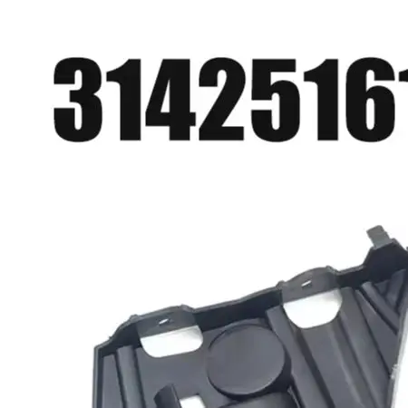 /Pair /Front /Bumper Cover Bracket Support Retainer Mount For For Volvo 2018 2019 2020 2021 Replace 31425161 31425162 Black