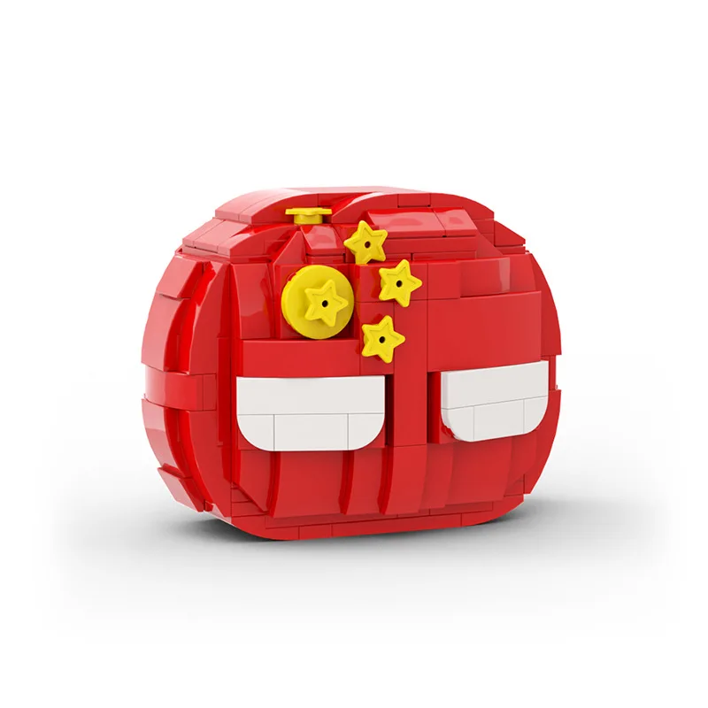 

2025 Polandball mini building blocks Israel Chinese Singapore United Kingdom Germany Country ball kids gift Intellectual props