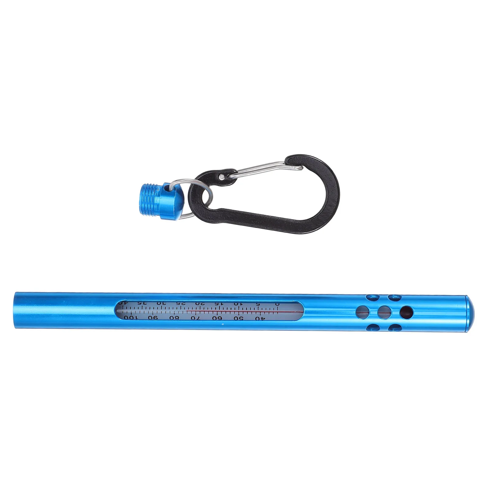 

Fishing Thermometer Blue Pencil Type Waterproof Submersible Temperature Gauge for Stream River Fly Fishing Tool Celsius