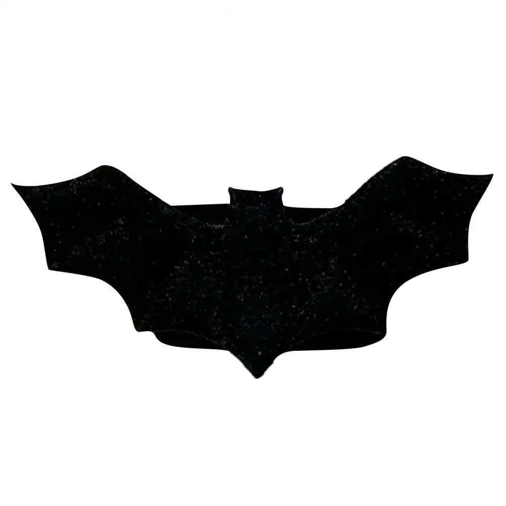 Bat Shape Window Drapes Holders Halloween Curtain Tiebacks Halloween Bat Curtain Tieback Glossy Drapery Holder Haunted House