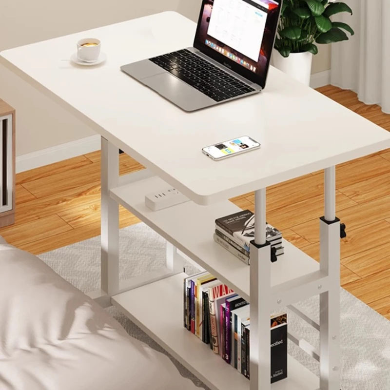 

Movable bedside table, height-adjustable desk, bedroom home simple student desk, dormitory lazy computer desk