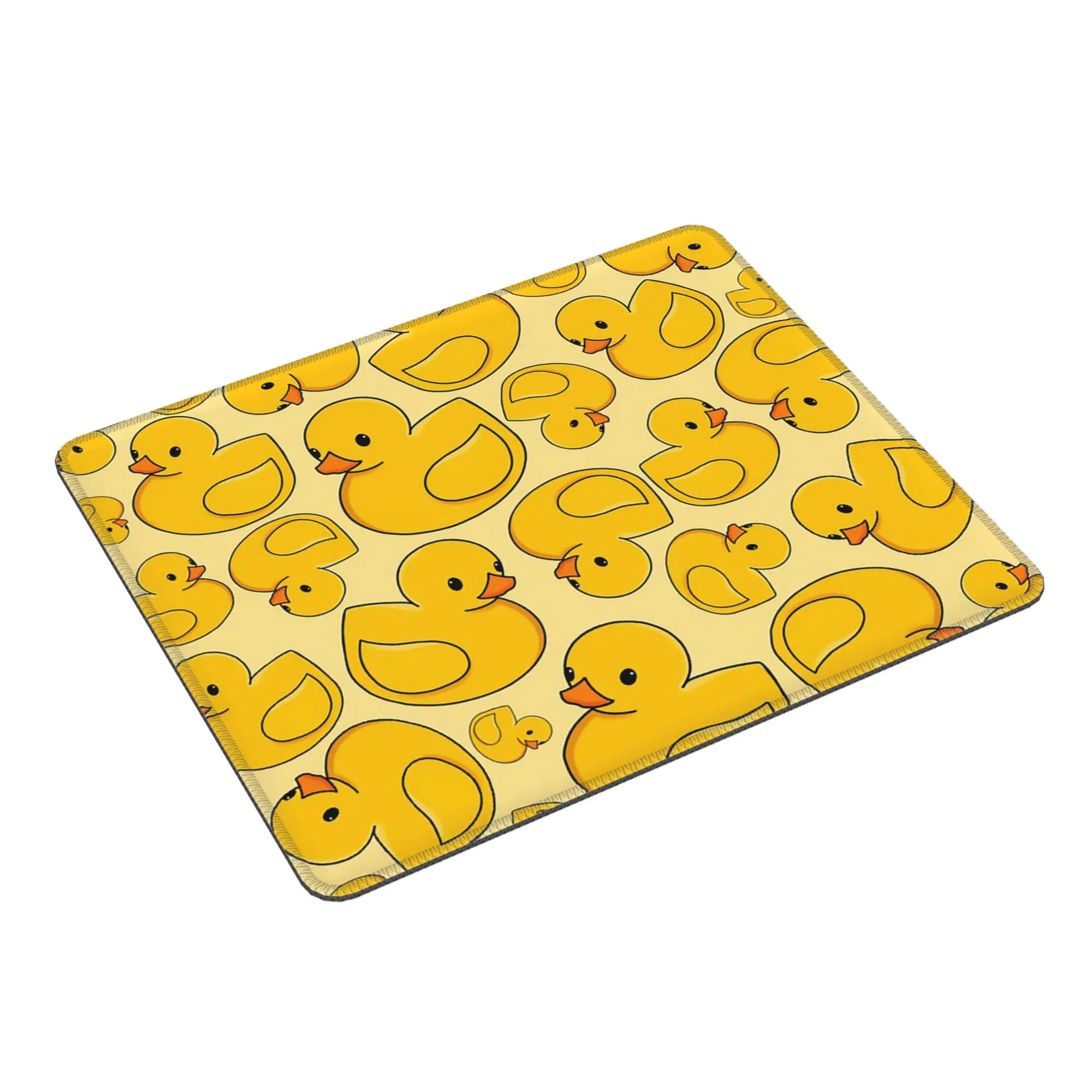 Cute Rubber Duck Pattern Mouse Pad Computer Keyboard Mouse Mat Gamer PC Laptop Desk Mat Office Accessories Table Mats