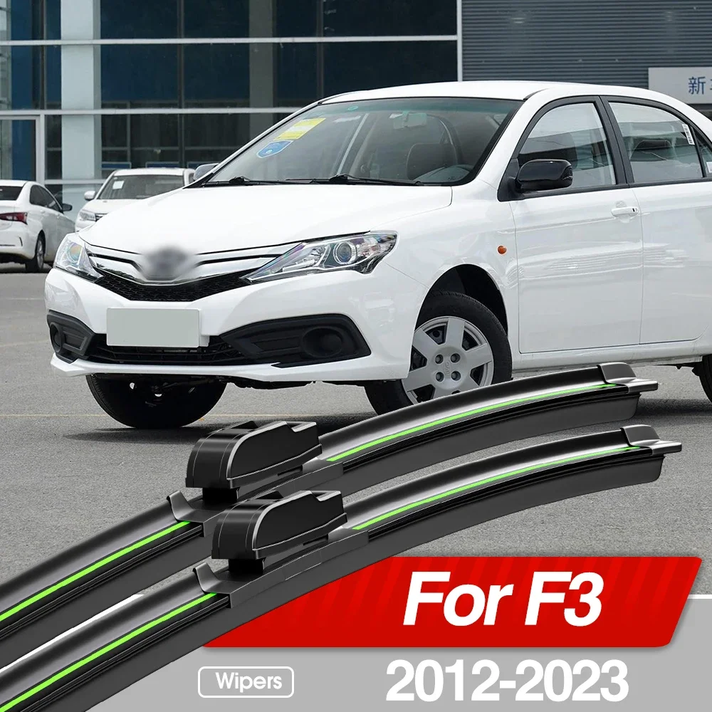 

For BYD F3 2012-2023 Front Windshield Wiper Blades 2pcs Windscreen Window Accessories 2013 2014 2015 2017 2018 2020 2021 2022