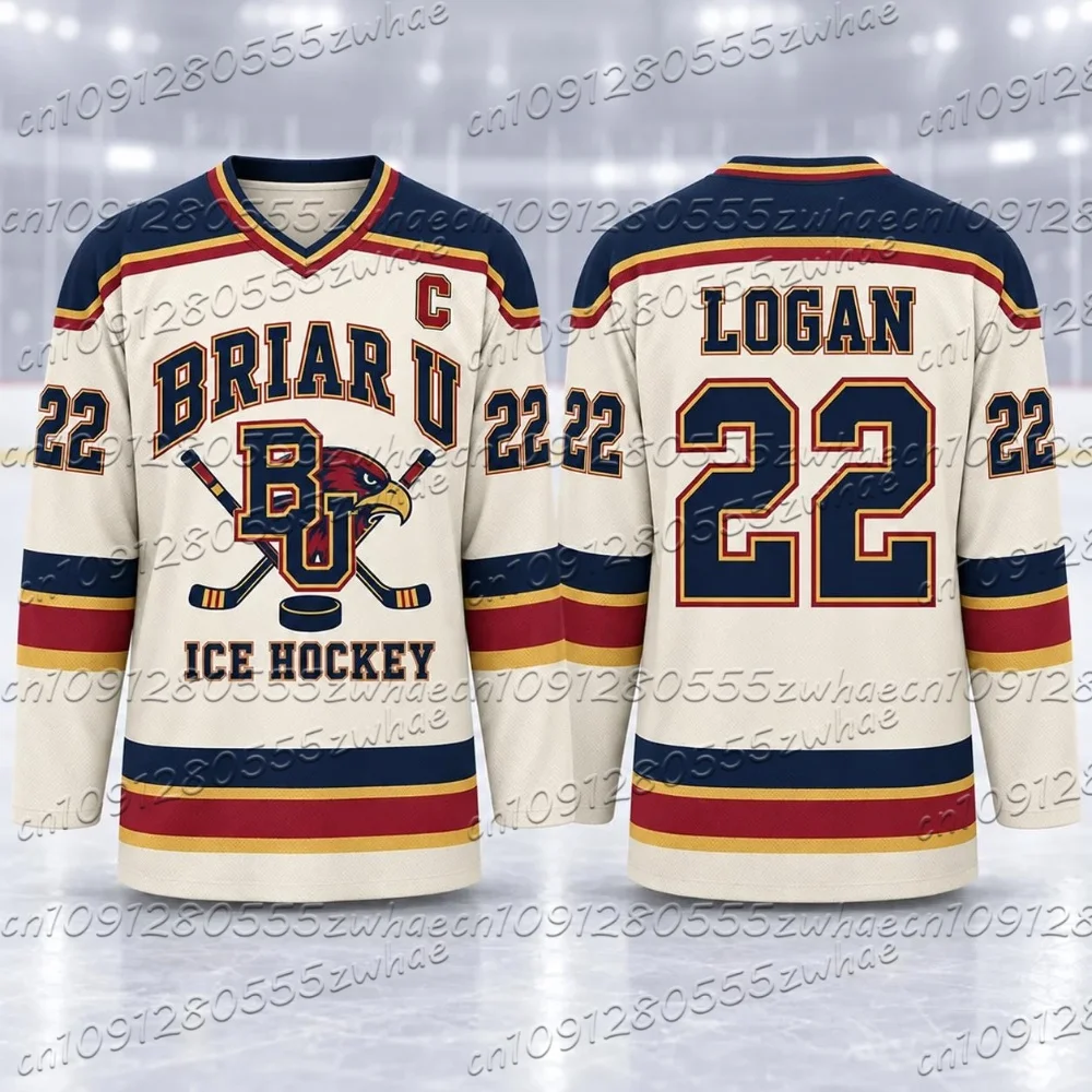 27 Off Campus Briar University Graham No.44 22 46 66 Hockey Jersey Men Women Long Sleeve T-Shirt Summer Casual Streetwear Tops view 5