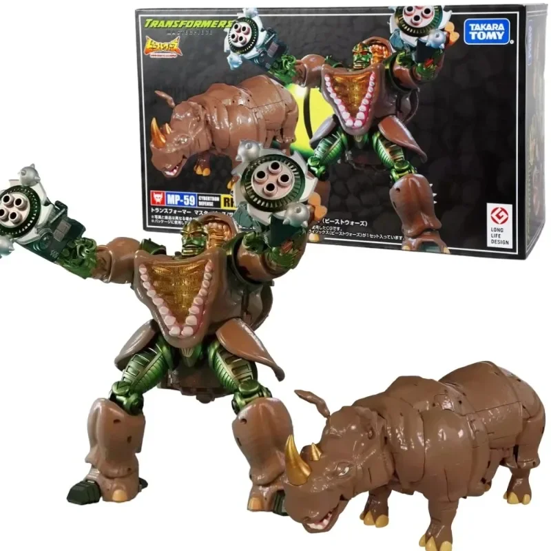 In Stock Transforming Toys Masterpiece KO MP-59 Rhinox KO MP59 Action Figures Toy Gift Collection Hobby