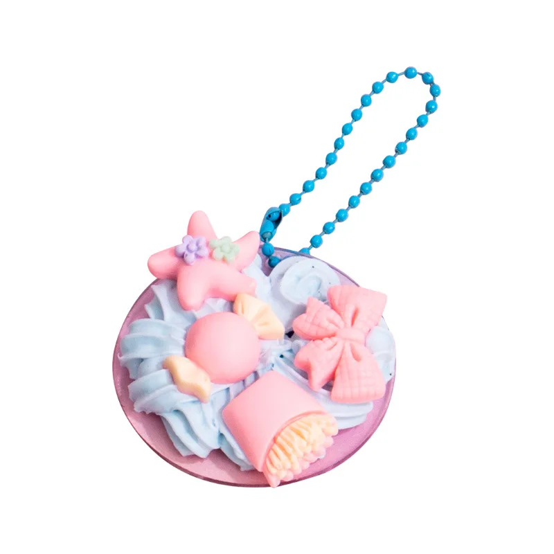 Cream Gel Goo Card Set Goo Ka Chain Sticker fai da te Small Round Pan carta di stima antica Set completo conto a mano Goo Card Sticker