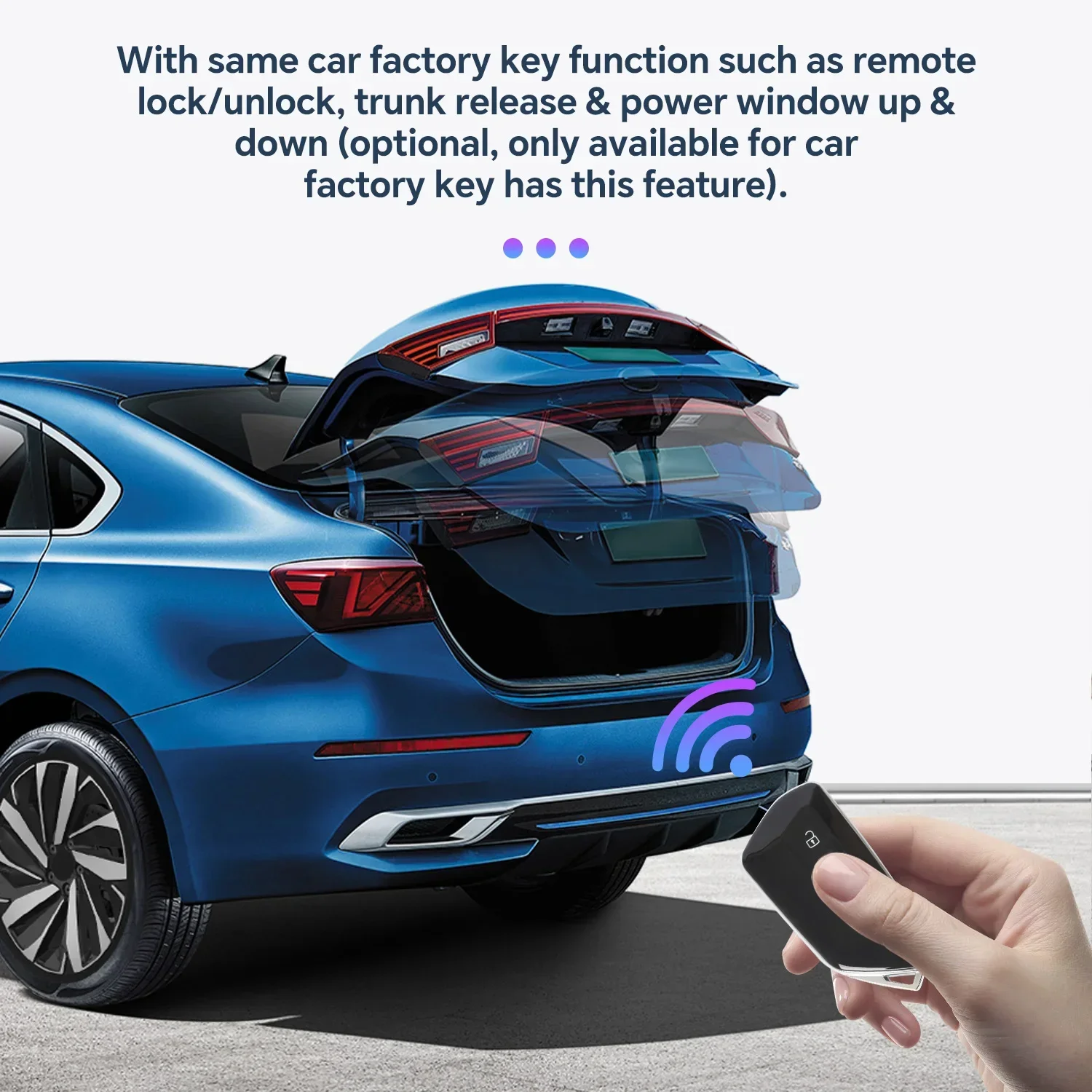 EASYGUARD Smart Key Replacement Keyless Entry System For VW Tiguan TOURAN With Factory OEM Push Start Button & Comfort Access