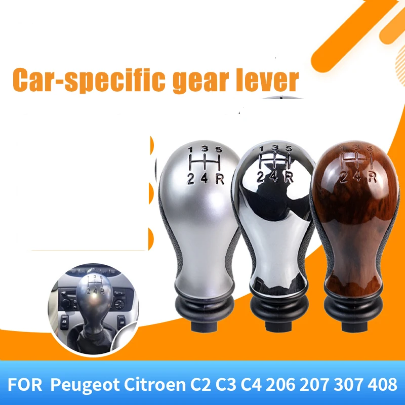 Suitable for emblem Citroen car shift handball 5-speed gear shift head gear handle cab accessories