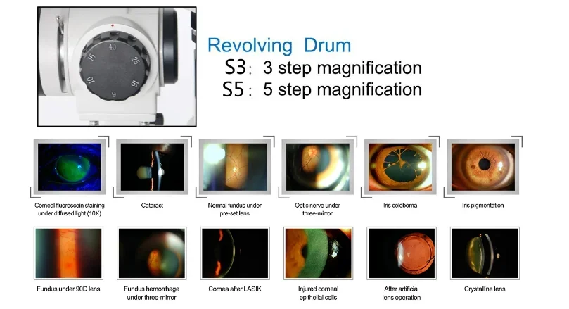 High Precision Multi-Multiplier Best Quality and Quality Optical equipment LS-5 Slit Lamp