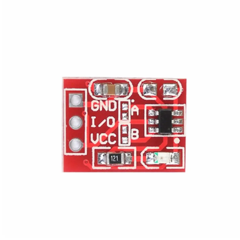 20/50/100PCS TTP223 Módulo de sensor de botón de interruptor táctil capacitivo autobloqueo para Arduino