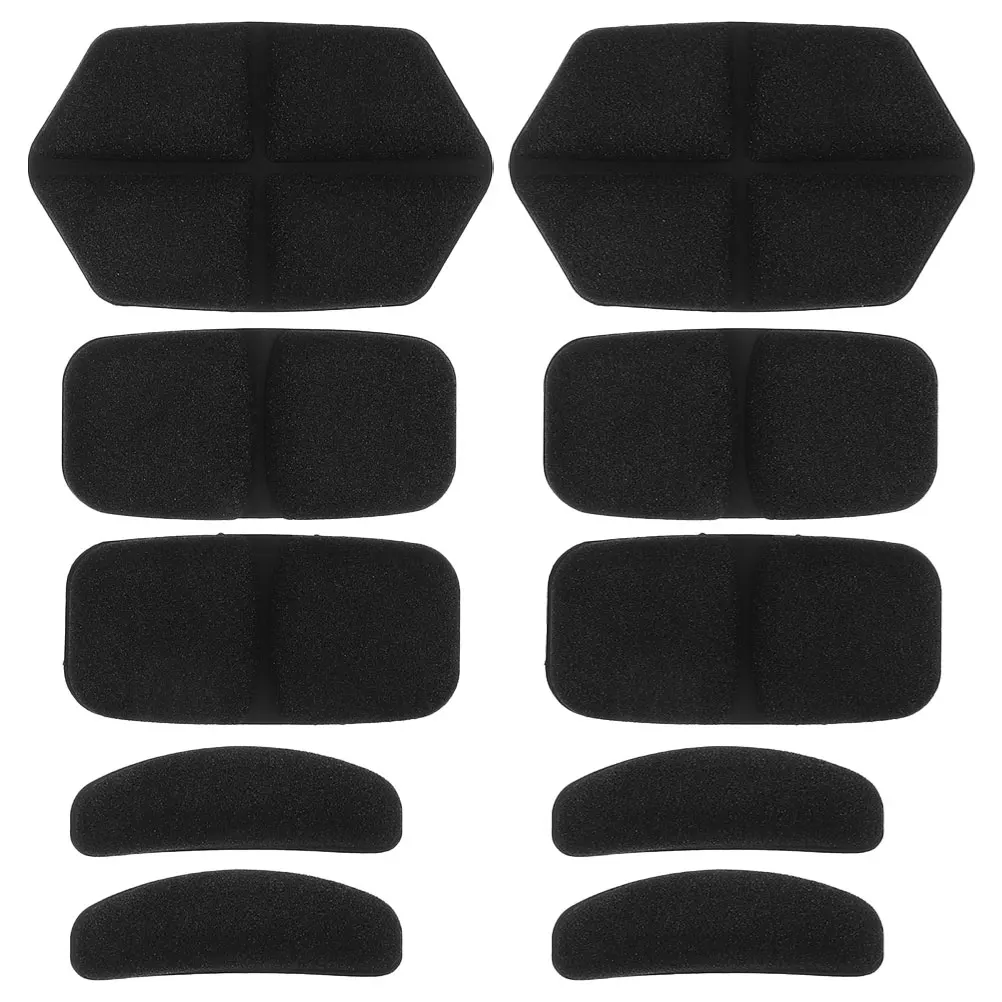 10pcs Pads Inserts Sponge: Self-Adhesive Bike Liner Pads Breathable Washable Sweat Absorbent Cycling Motorcycle