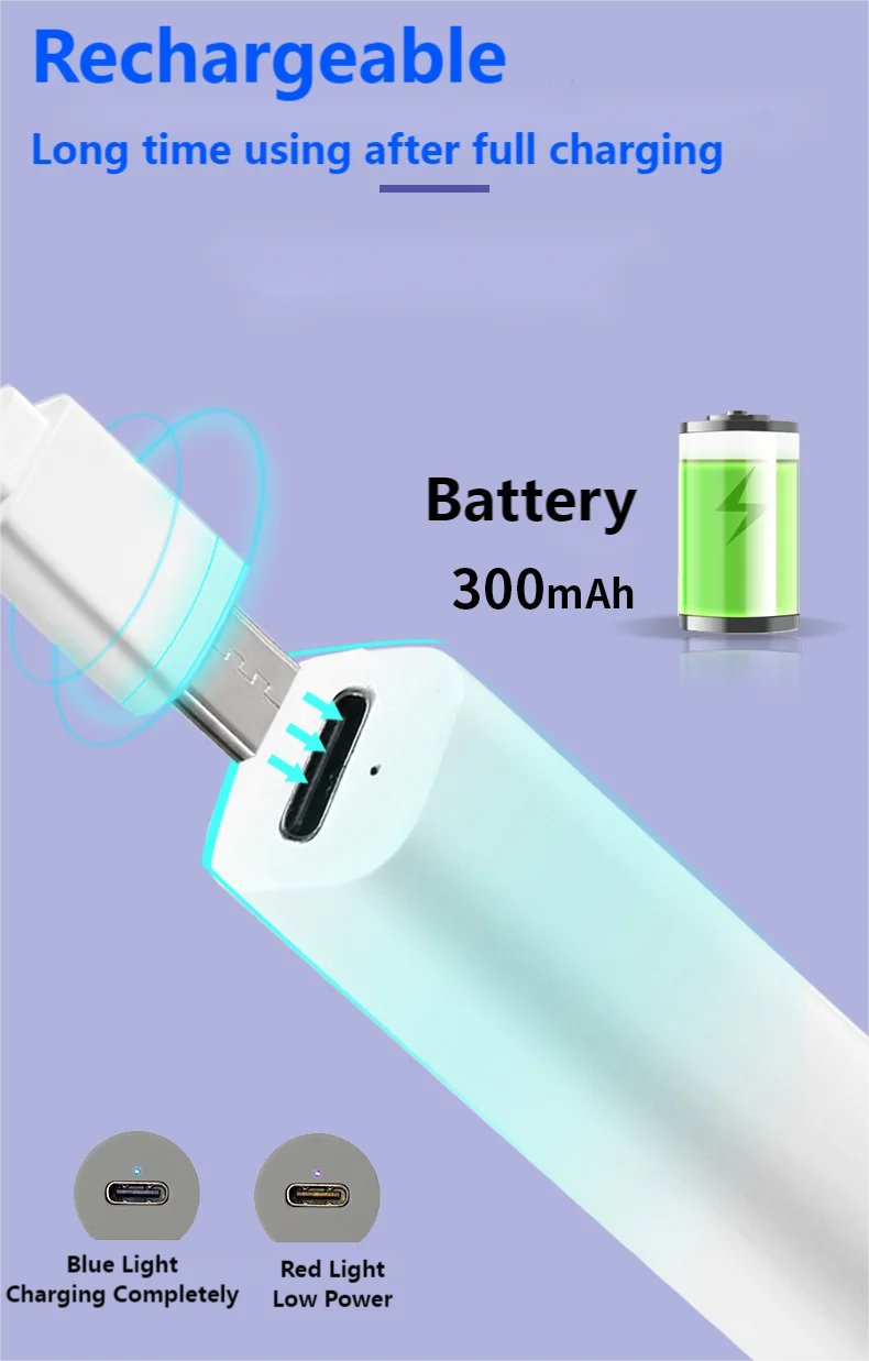 3W Wireless Gel Led Licht Mini Uv Nagel Trockner Ein Finger Stift Form USB Uv Led Aushärtung Nagel Lampe für Maniküre