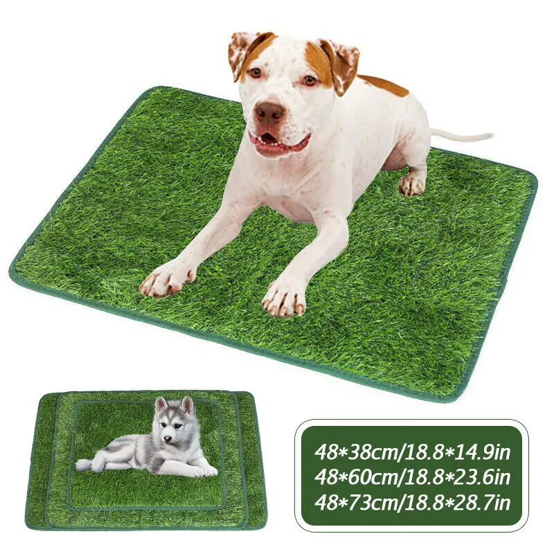 

Artificial Grass Dog Pad Professional Dog Potty Training Rug Dog Grass Mat Pet Indoor Outdoor Flooring Lawn Toilet Mats New