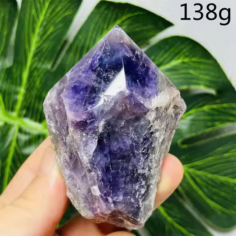Natural Amethyst Tower Raw Mineral Rough Surface Home Decor Gift Spiritual Meditation Witchcraft altar Prayer Crystal Healing
