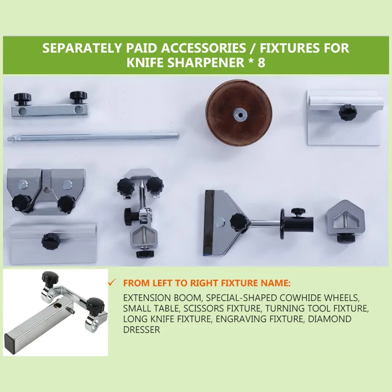 Corundum Whetstone Sharpener Machine For Industrial Butting Blades Polishing Machine Desktop Grinding Machine