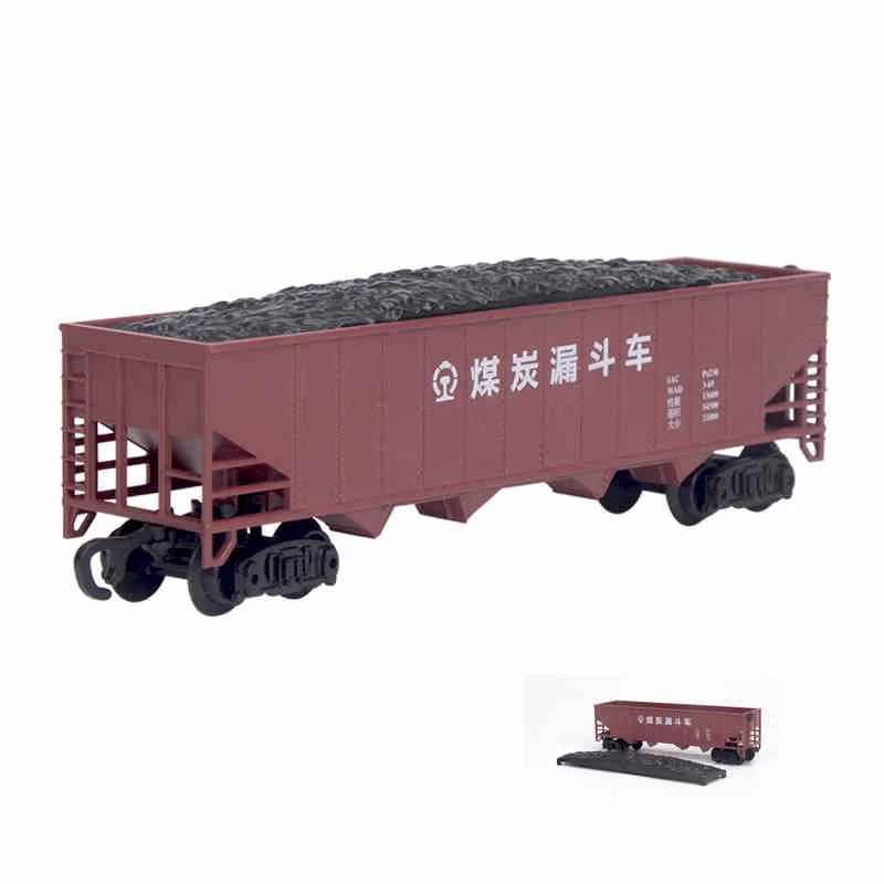 

3Pcs ABS Plastic Train Carriage Model Kit Simulation Coal Car Miniature Transport Vehicle for Diorama Railway Scene Layout