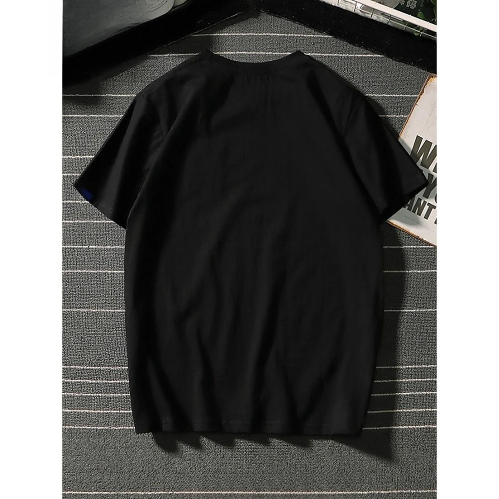 

Men's short sleeved pure cotton autumn and winter plain color simple temperament fashionable base shirt