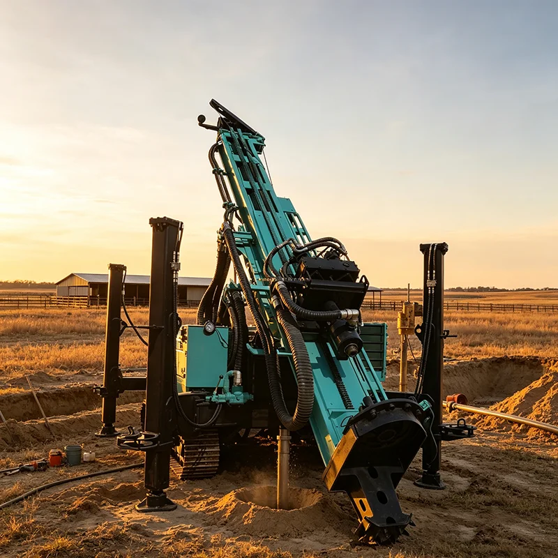 Stratum Test Reverse Circulation Drill Rig Hydraulic RC Drilling Rig Geotechnical Test Borehole Machine