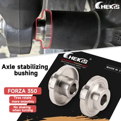 Chekis Is Suitable for Honda Forza350 Nss350 Modified Wheel Stabilizer Bushings, Stainless Steel Wheel Hub Stabilizers, Front Wheel and Rear Wheel Reinforcement and Stabilization