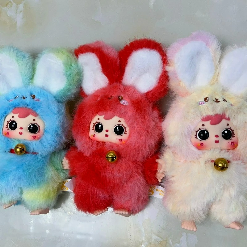 

Samuel Magic Colorful Rabbit Series Blind Box Kawaii Action Figure Doll Surprise Decorative Animal Pendant Bag Ornament Toy Gift