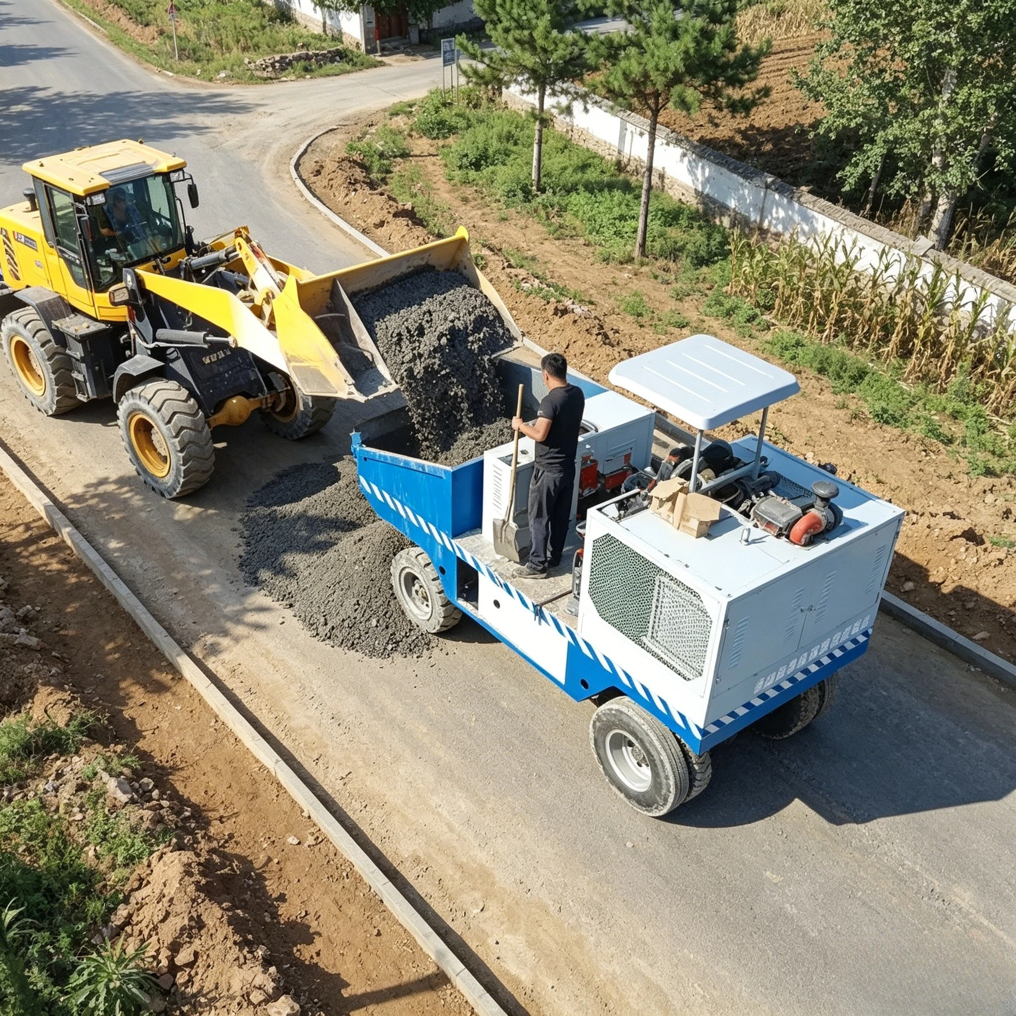 U-Shaped Drainage Machine Concrete Sliding Formwork & Curb Paving Engine Core Drainage Channel Edging customized