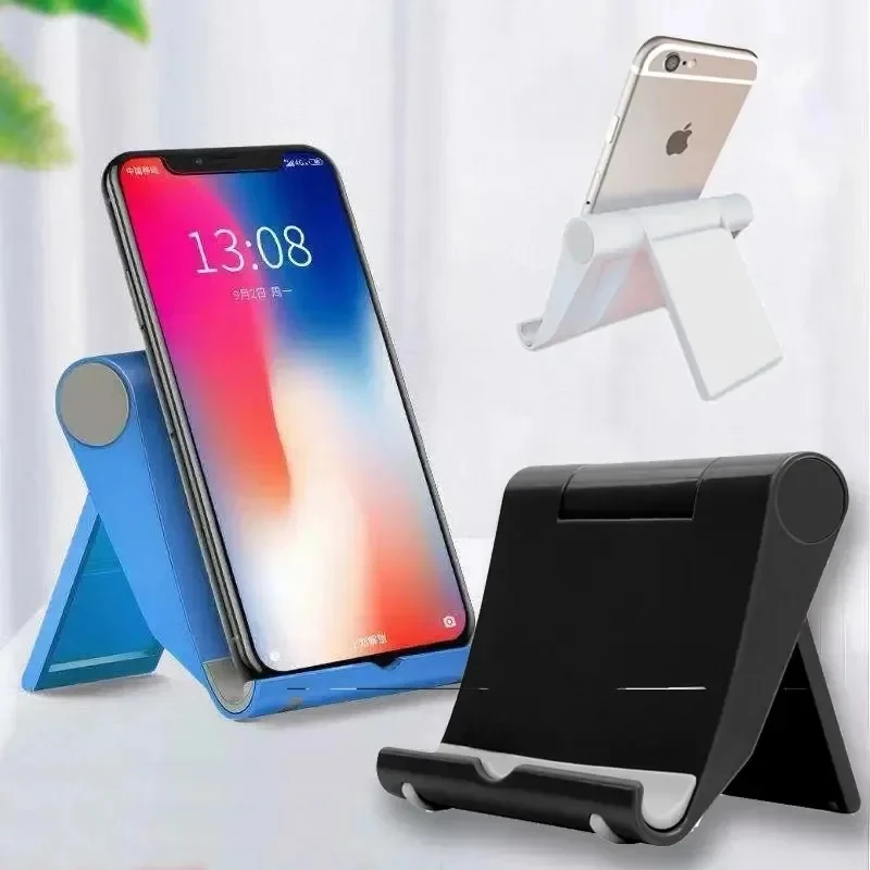 Universal Foldable Phone Tablet Stand Adjustable Desktop Holder for iPad iPhone Samsung Kindle All Smartphones Devices