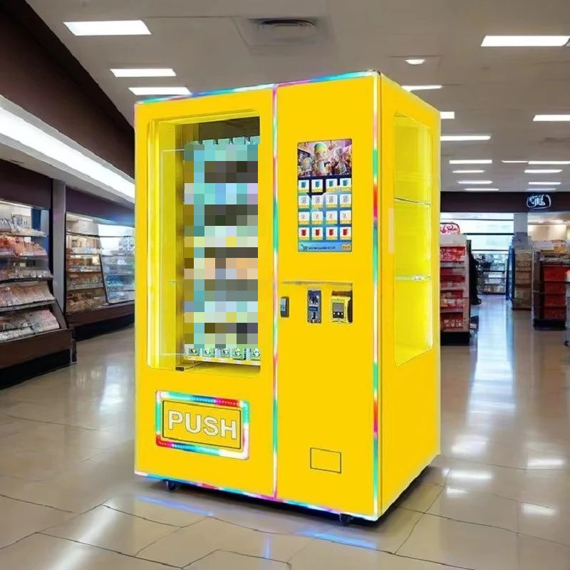 Outdoor Credit  Snack Beverage Dispenser Instant Noodle Vending Machine