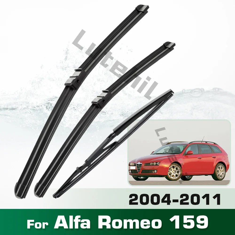 

Для Alfa Romeo 159 2004-2011 стеклоочиститель с левым рулем, комплект передних и задних щеток стеклоочистителя, щетки для лобового стекла 22 "+ 18" + 13"