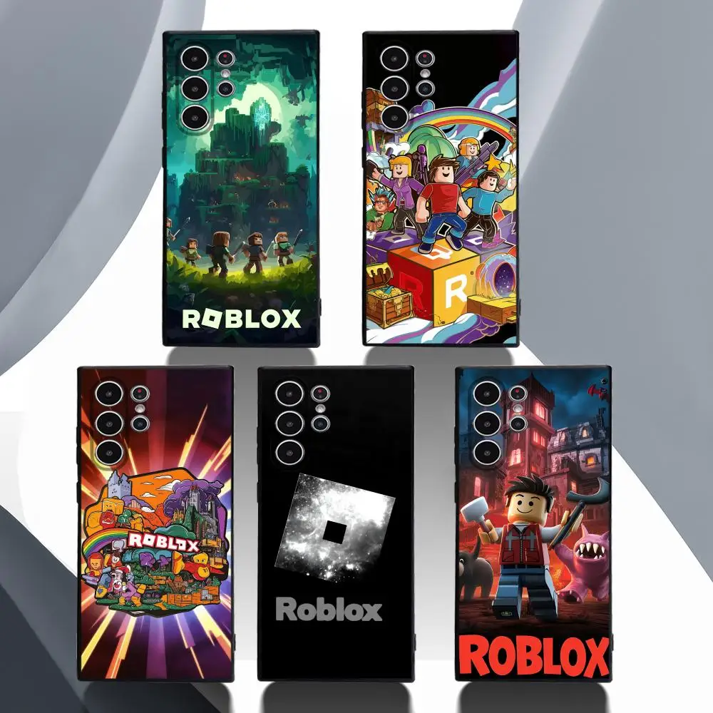 Game R-Roblox Phone Case for Samsung S series s20 s21 s22 s23 s24 FE Plus Ultra TPU Soft to Skin-friendly case