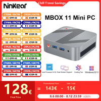 Ninkear MBOX 11 Mini PC Intel N150 up to 3.6GHz 16GB DDR4 512GB SSD Support 2 Screen 2.4G+5G WIFI HDMI 3.0*2 Windows 11 Computer